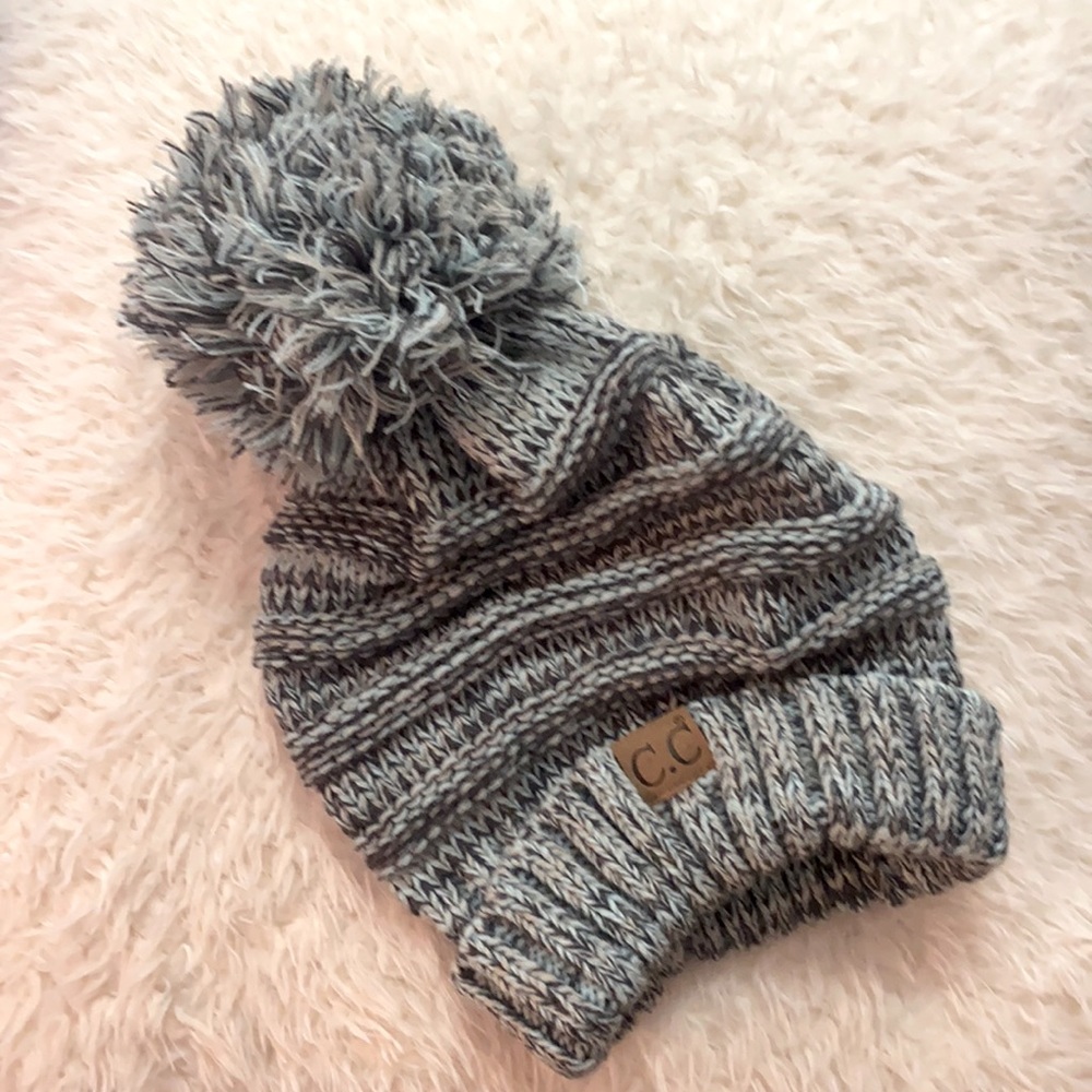 CC boutique beanie, blue